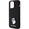 Karl Lagerfeld KLHCP15XSMHCNPK iPhone 15 Pro Max 6.7 czarny/black Silicone Choupette Metal Pin